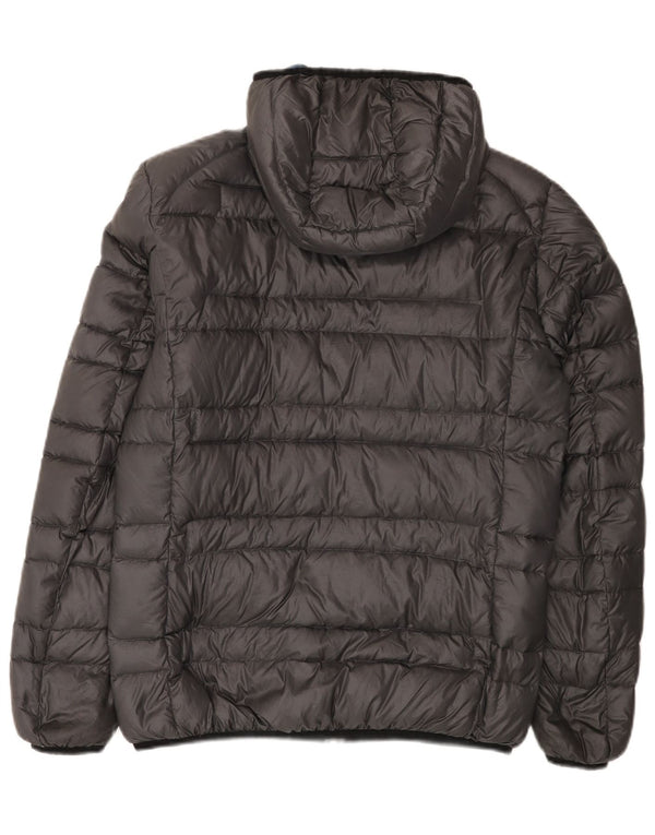 Мужская утепленная куртка с капюшоном Blauer UK 38, средний серый полиамид