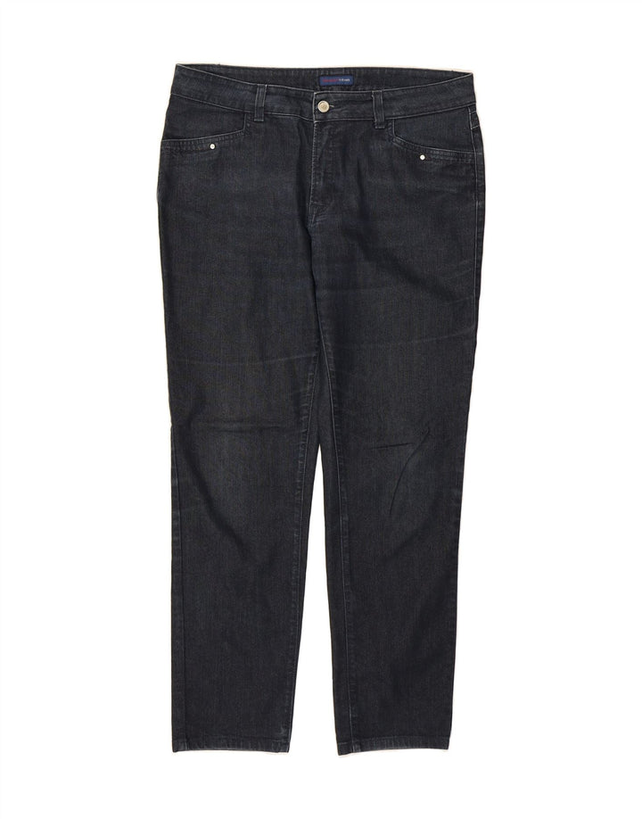 TRUSSARDI Womens Slim Jeans W31 L28 Navy Blue Cotton Vintage Trussardi and Second-Hand Trussardi from Messina Hembry 