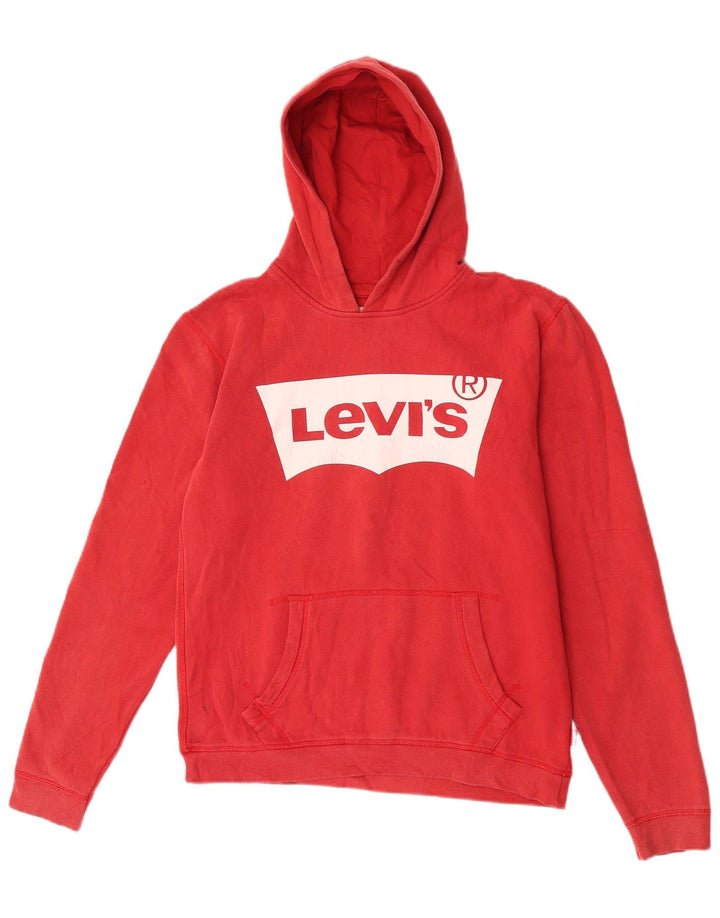 Джемпер с капюшоном Levi's для мальчиков 15-16 лет, красный