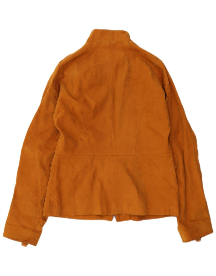 Женская замшевая куртка Borbonese IT 48 XL Коричневая кожаная