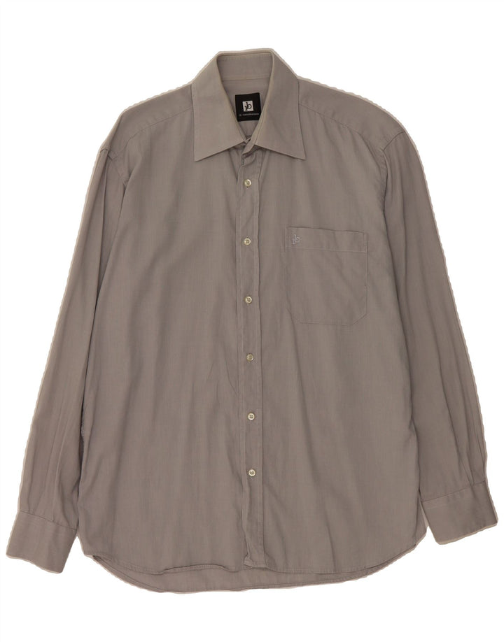 ROCCOBAROCCO Mens Shirt Size 15 1/2 39 Medium Grey Vintage Roccobarocco and Second-Hand Roccobarocco from Messina Hembry 