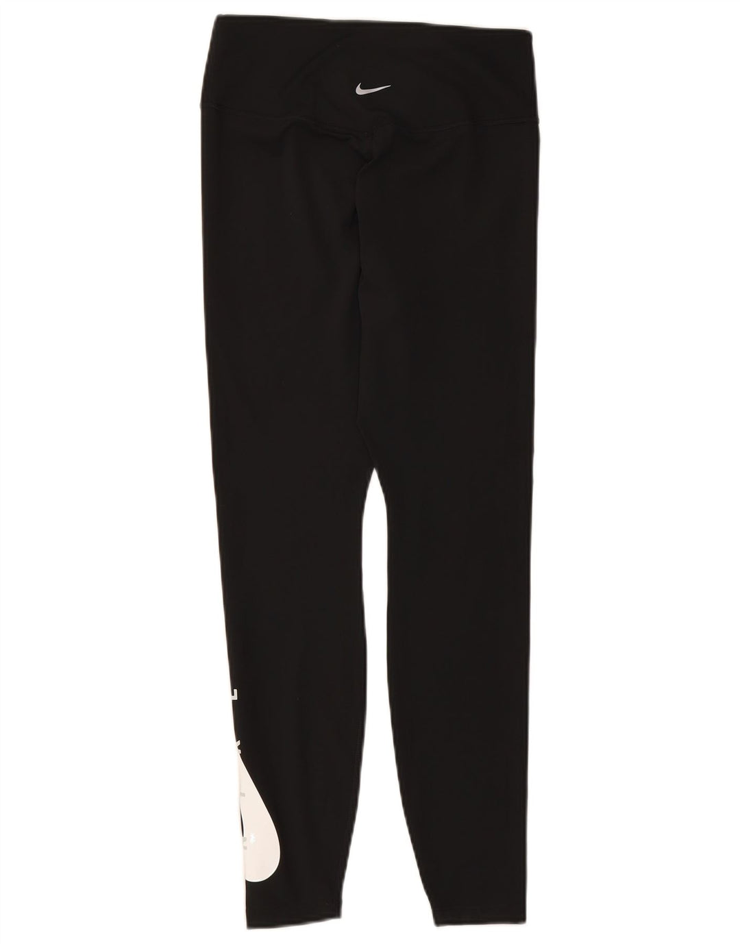 Женские леггинсы с рисунком NIKE Dri Fit UK 12, средние, черные