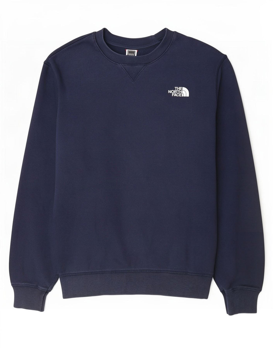 Мужской свитшот The North Face, большой хлопковый джемпер темно-синего цвета