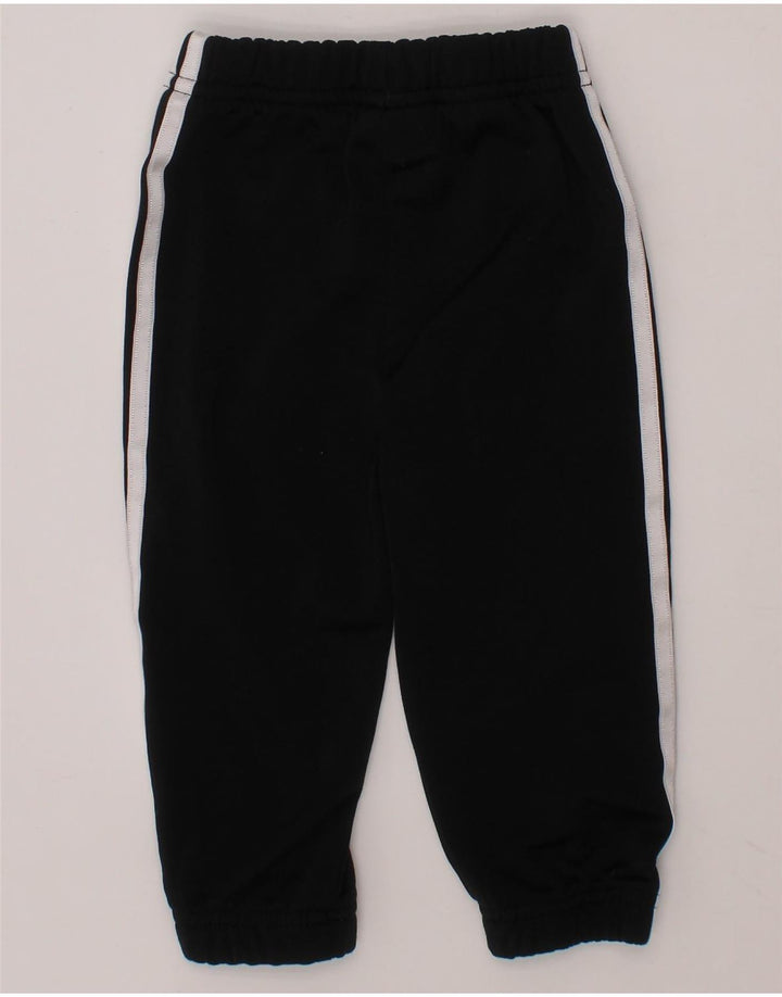 ADIDAS Baby Boys Tracksuit Trousers 6-9 Months  Black Polyester Vintage Adidas and Second-Hand Adidas from Messina Hembry 