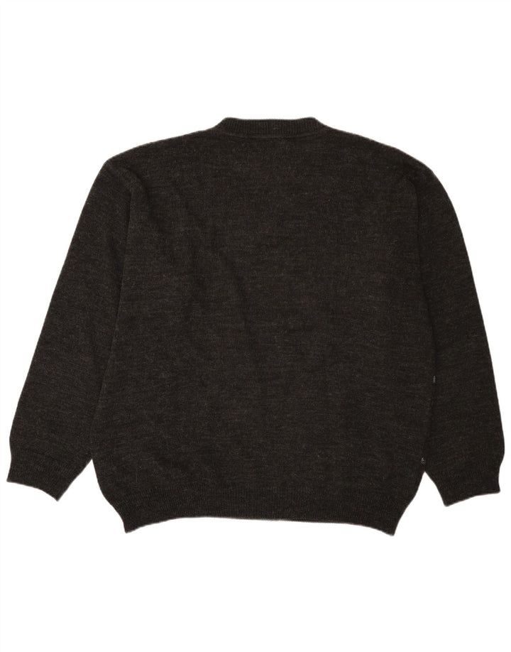 Мужской свитер BEXLEYS с круглым вырезом XL, полиакрил, серый в полоску