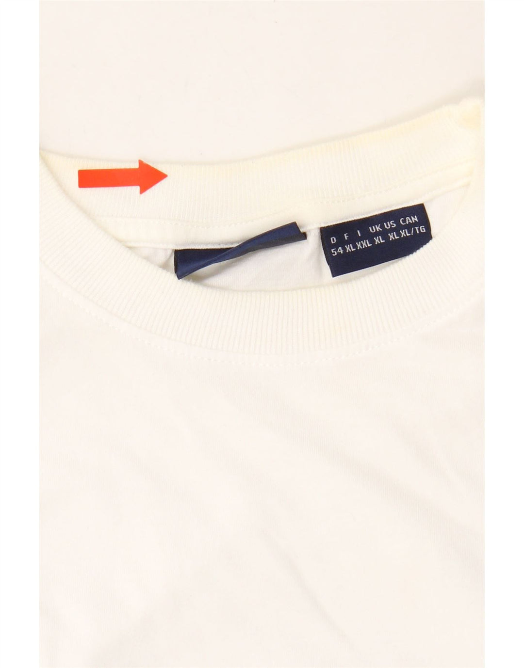 FILA Mens Graphic T-Shirt Top XL White Cotton Vintage Fila and Second-Hand Fila from Messina Hembry 