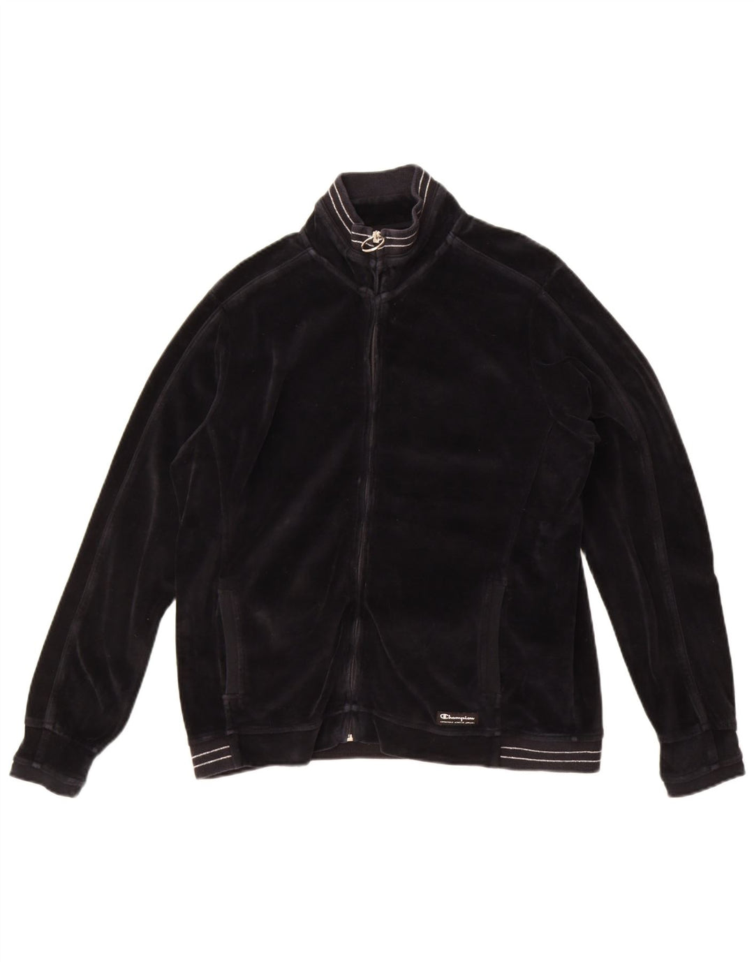 Женский бархатный спортивный костюм Champion UK 16, большой размер, черный хлопок