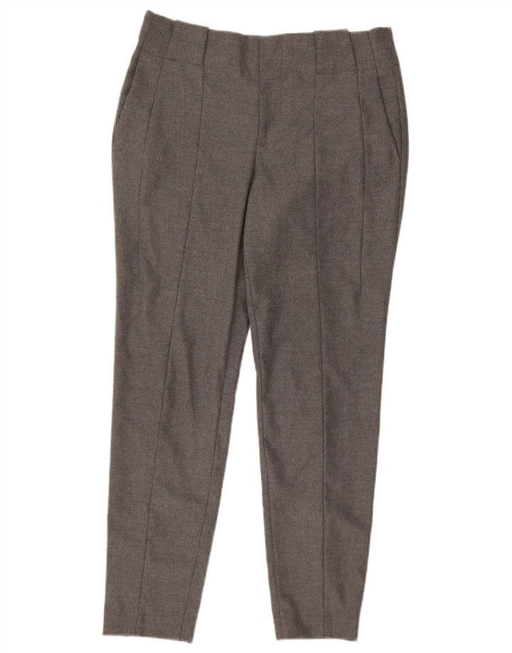 ZARA Womens Slim Suit Trousers Medium W32 L28 Grey Polyester