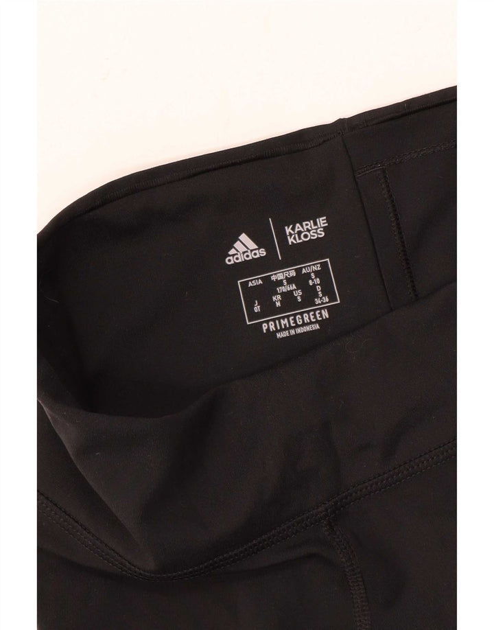 Женские леггинсы Adidas с рисунком UK 8/10, маленькие черные