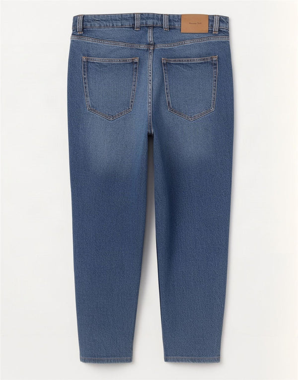 Мужские зауженные джинсы Massimo Dutti EU 44, большие W34 L29, синий хлопок