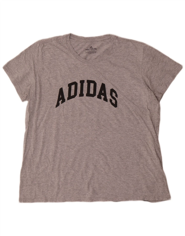 Мужская футболка с рисунком Adidas Top 2XL Серая