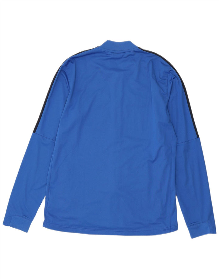 Мужская спортивная куртка с графическим рисунком Nike Dri Fit, большая синяя цветная блокировка