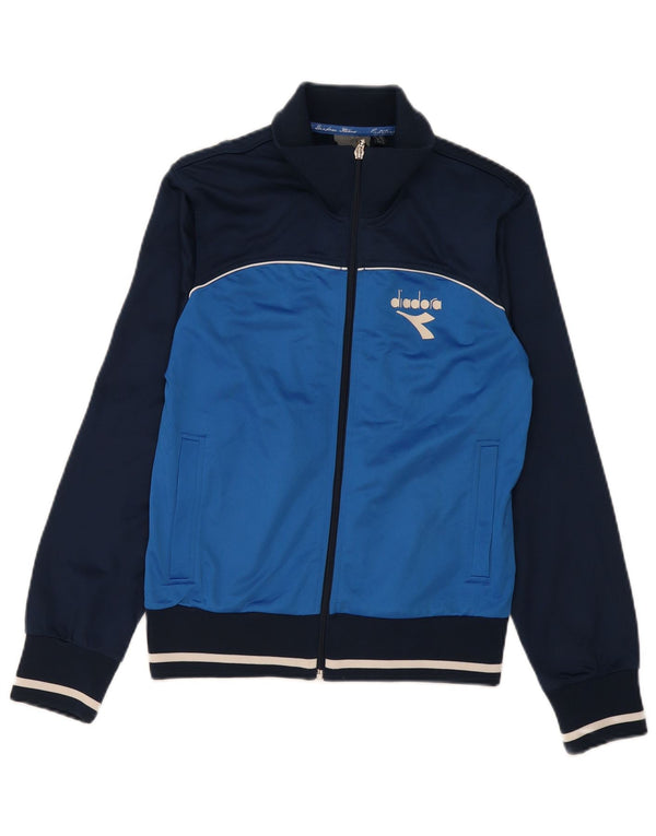 Мужской спортивный костюм Diadora UK 34 XS, темно-синий, полиэстер с цветными блоками