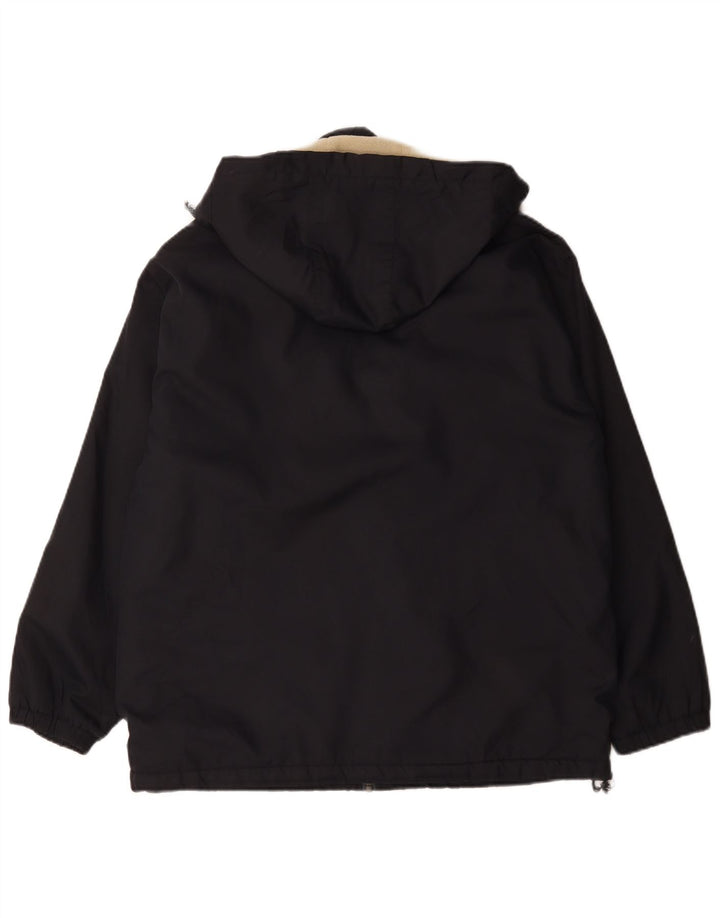 Мужская двусторонняя куртка с капюшоном Kappa UK 36, маленькая, темно-синяя