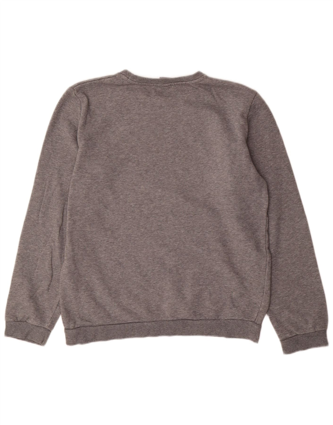 Толстовка с рисунком PUMA для мальчиков, 15-16 лет, серый хлопок