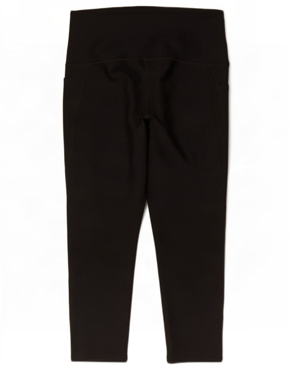 Женские леггинсы-капри Under Armour Heat Gear UK 18 XL, черный полиэстер
