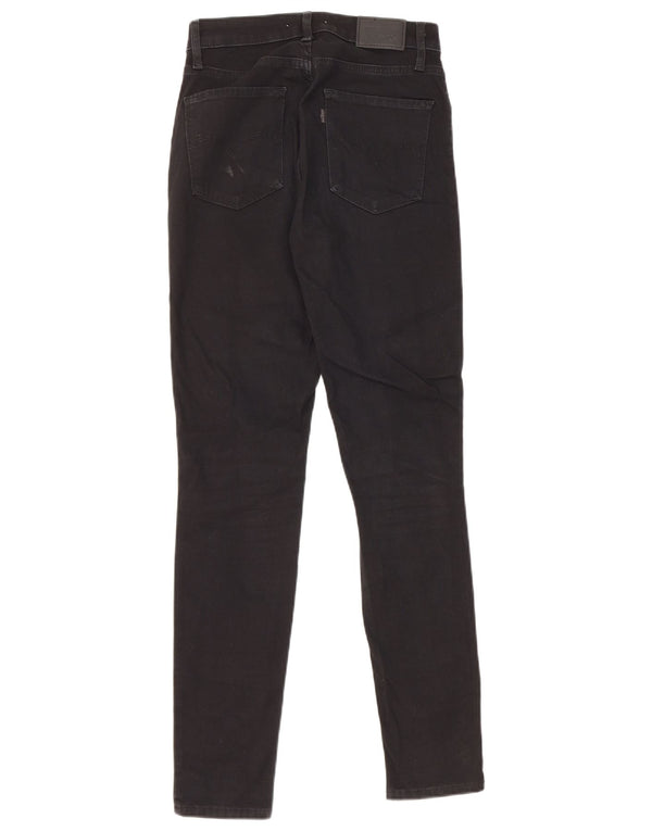 Женские джинсы скинни Levi's 721 с высокой посадкой W26 L30, черный хлопок