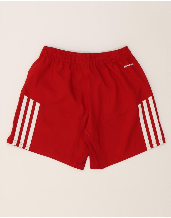 Женские спортивные шорты Adidas Climacool с графическим принтом UK 8, маленькие, красные, из полиэстера