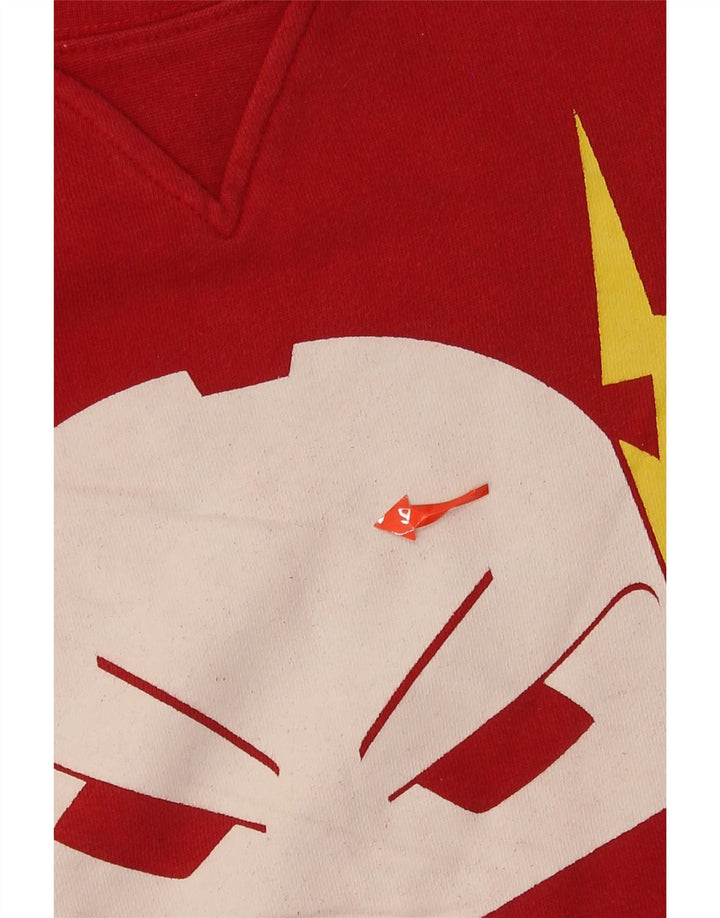 Мужской свитшот с рисунком Gas, XL, красный