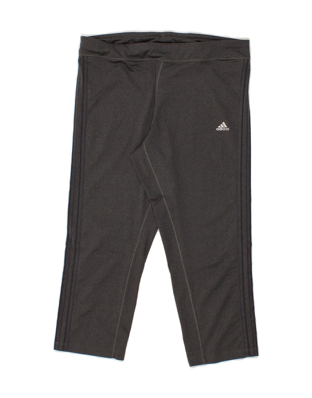 ADIDAS Womens Climalite Capri Leggings UK 12/14 Medium  Grey Vintage Adidas and Second-Hand Adidas from Messina Hembry 