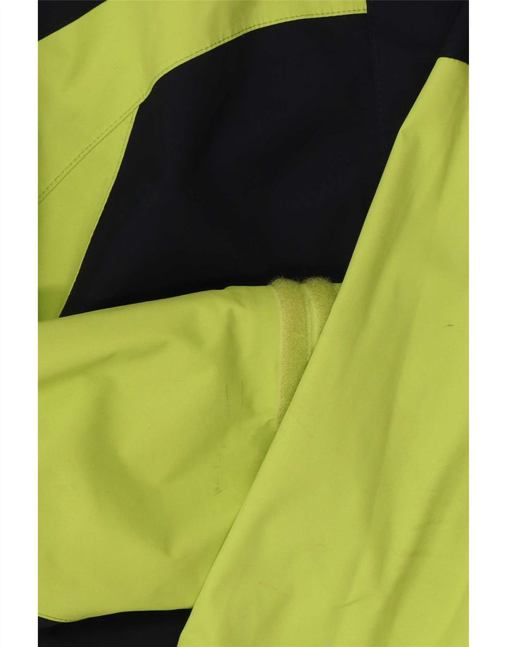Женская ветровка Jack Wolfskin UK 16, большая темно-синяя с цветными блоками