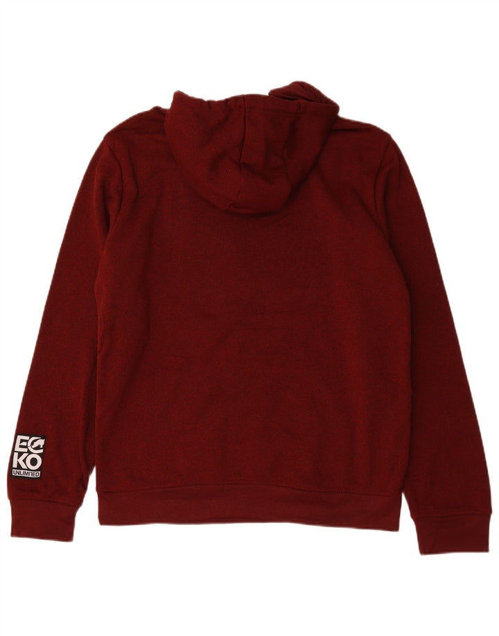 Мужской джемпер с капюшоном Ecko Unltd, маленький бордовый, полиэстер