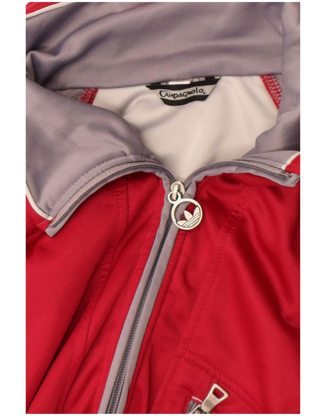 Campagnolo Мужской спортивный костюм Top Jacket IT 54 XL Красный полиэстер с цветными блоками