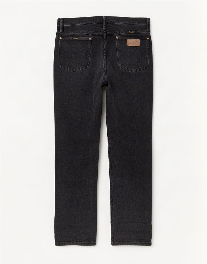 Мужские прямые джинсы Wrangler W33 L32, серый хлопок
