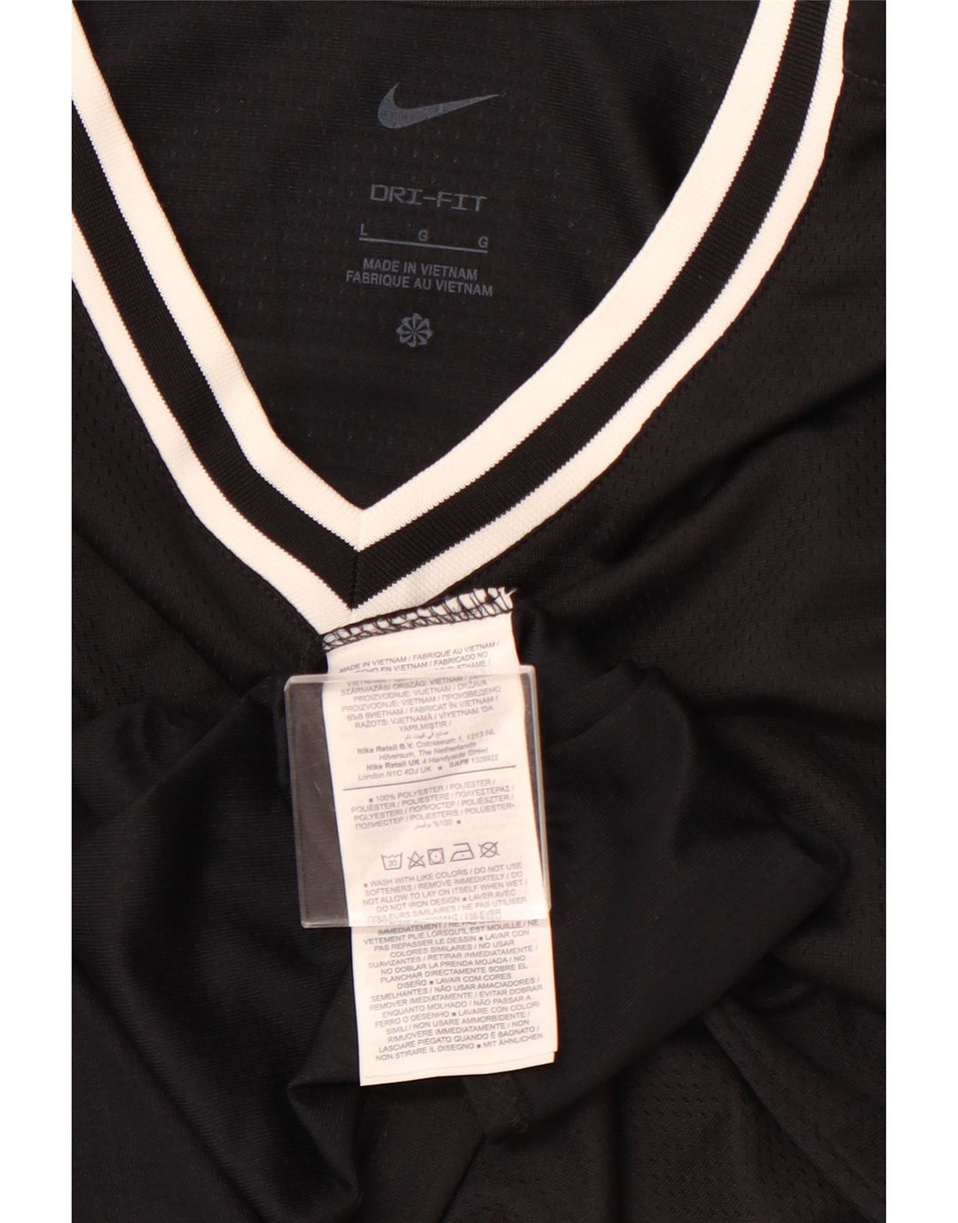 Мужской жилет NIKE Dri Fit, большой черный полиэстер