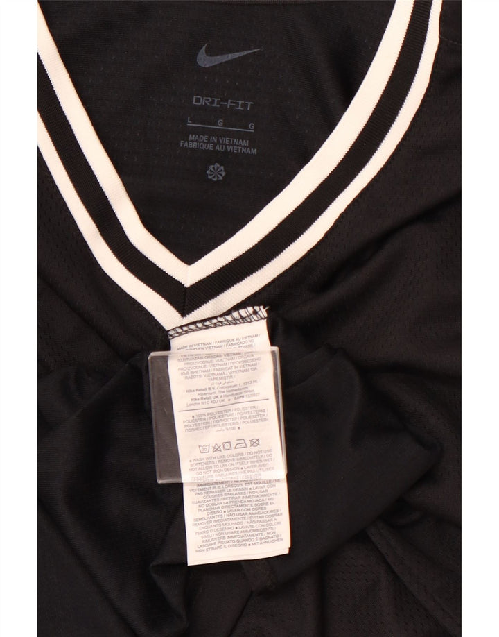 Мужской жилет NIKE Dri Fit, большой черный полиэстер