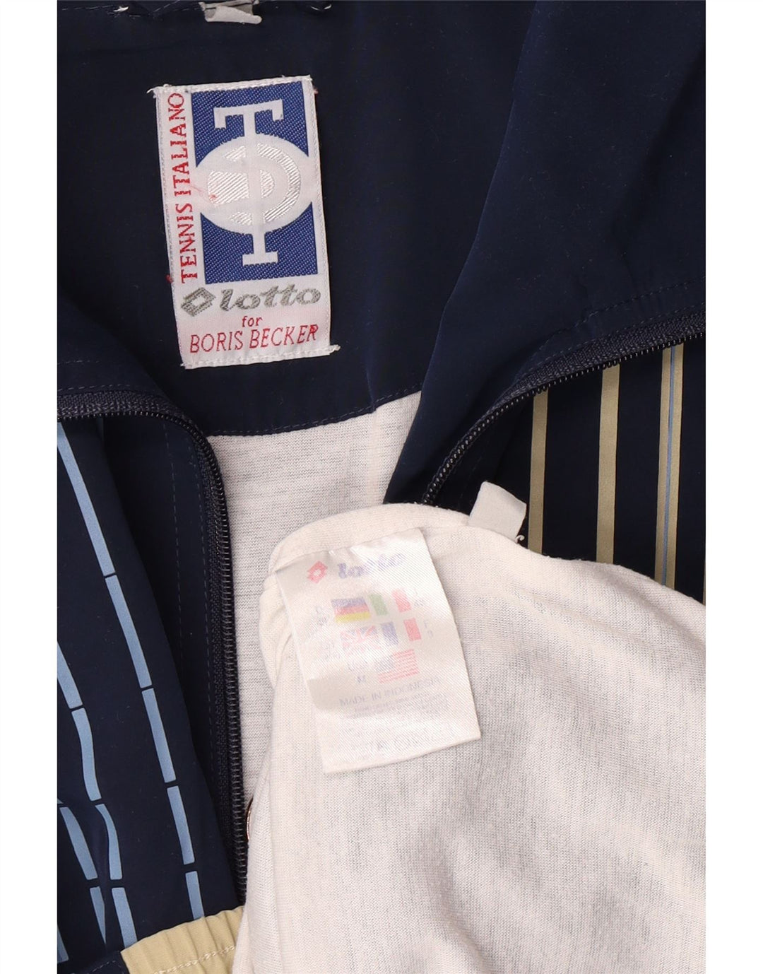 Мужской спортивный костюм Lotto, верхняя куртка UK 38/40, средний темно-синий полиэстер