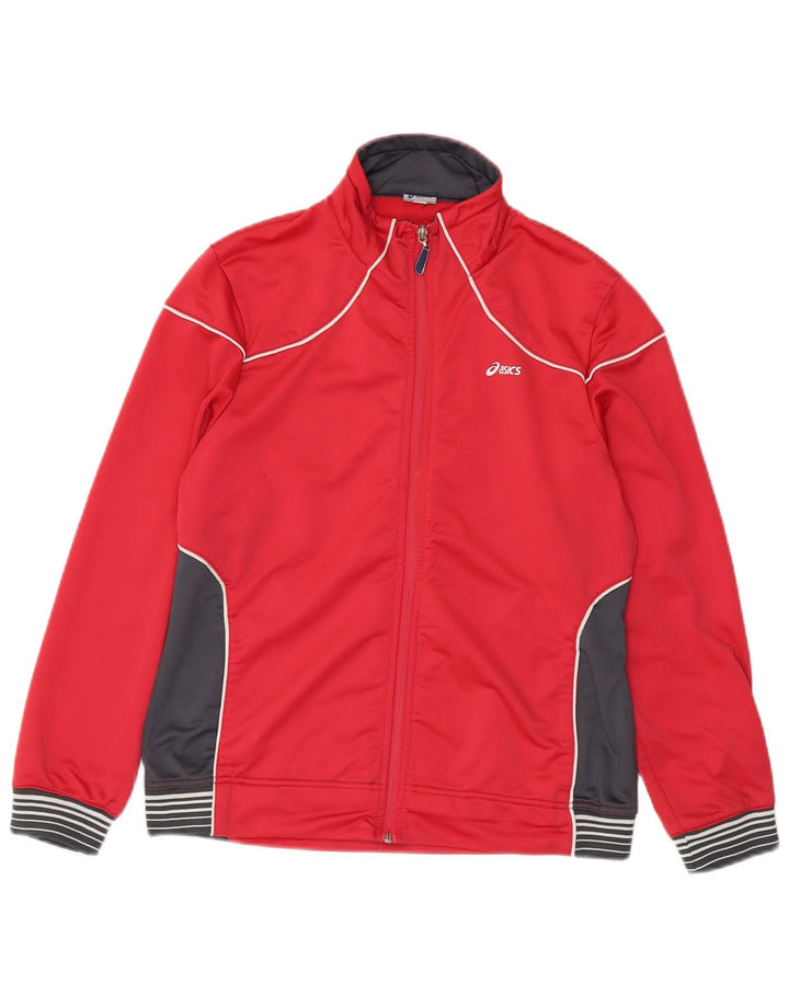 Женский спортивный костюм Asics UK 18 XL, розовый полиэстер с цветными блоками