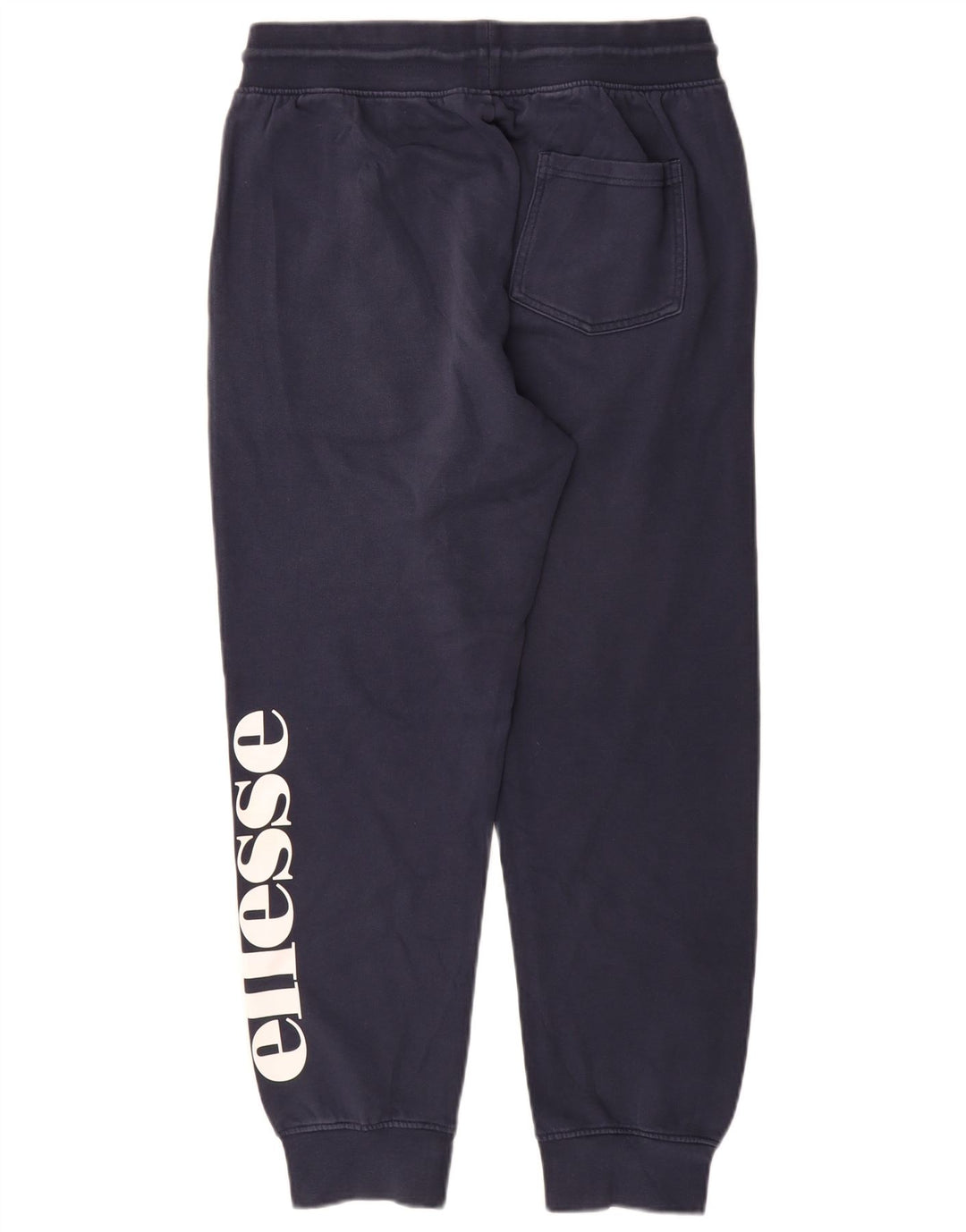 Мужские спортивные брюки Ellesse с графическим рисунком, джоггеры, средний темно-синий, хлопок