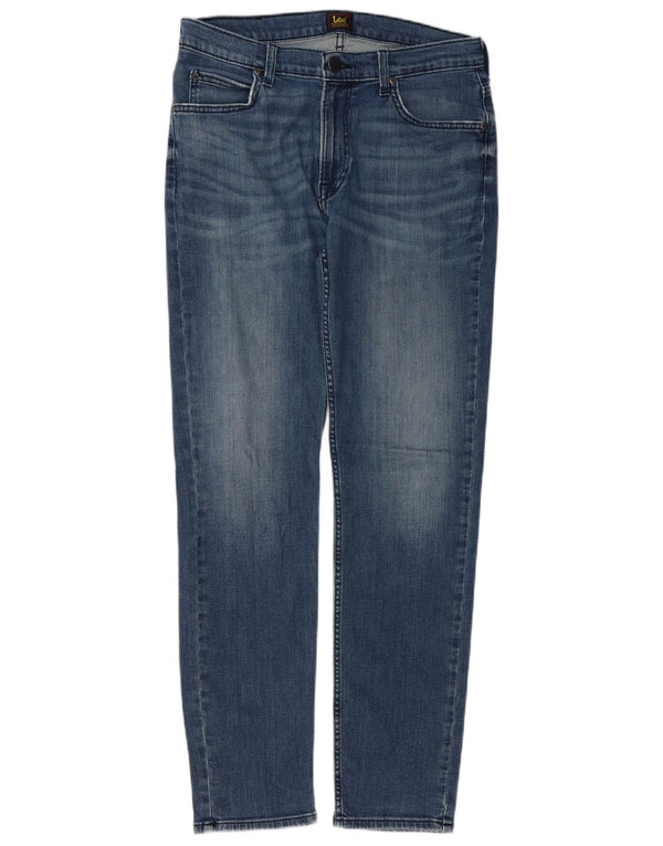 Мужские джинсы Lee Rider Slim W32 L32, синий хлопок