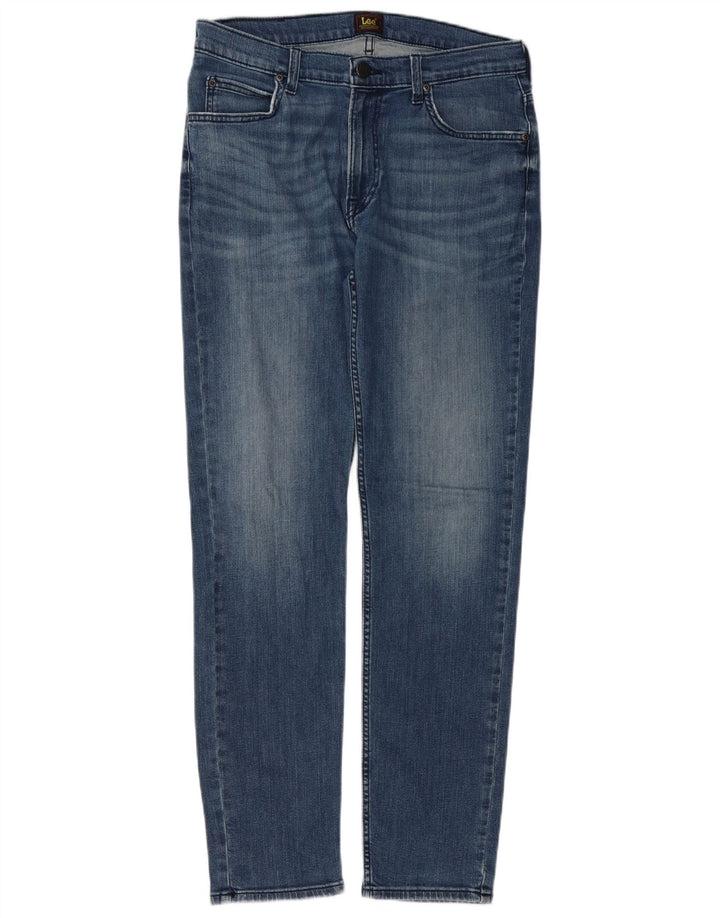 Мужские джинсы Lee Rider Slim W32 L32, синий хлопок