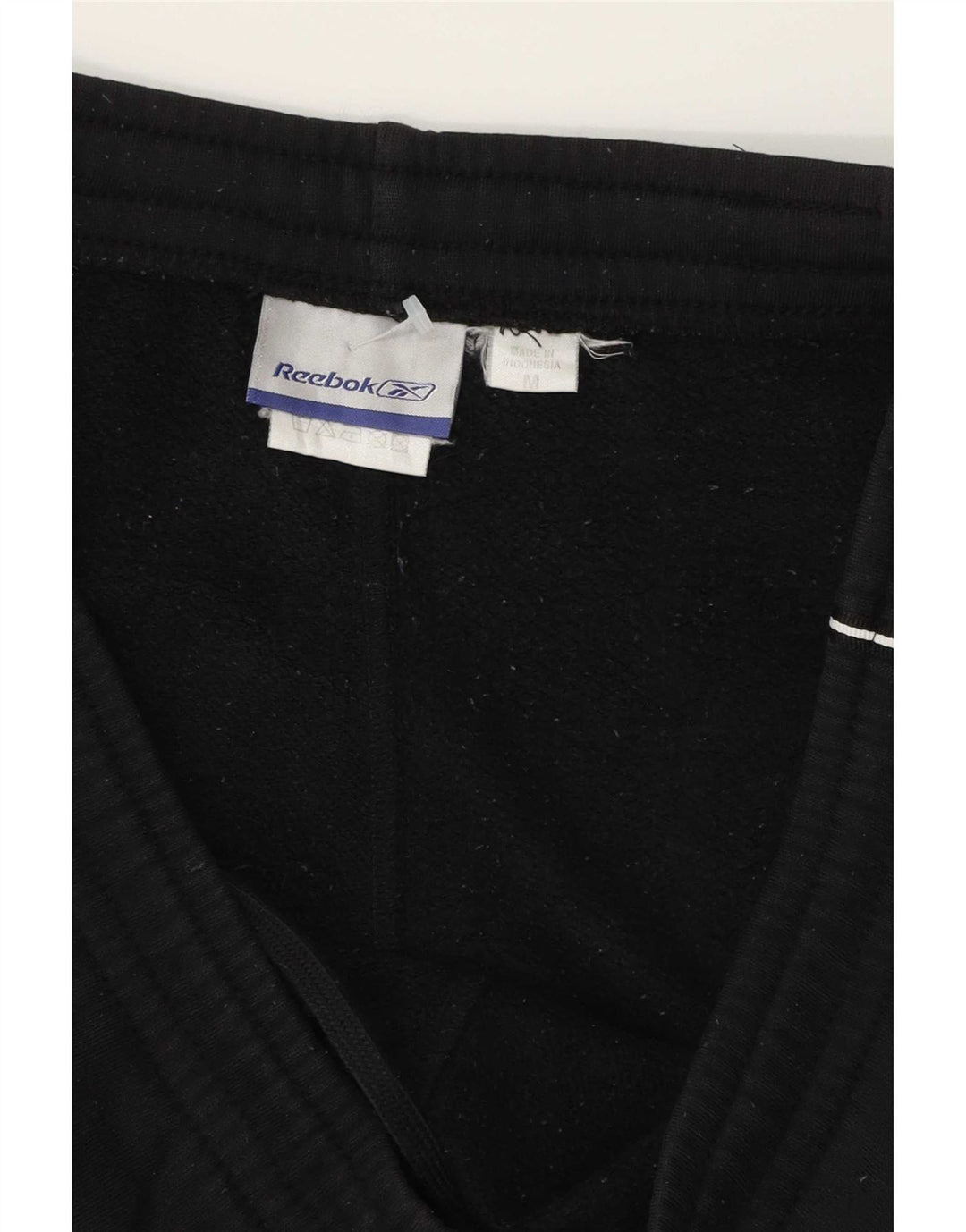Мужские спортивные брюки Reebok из хлопка среднего размера, черные