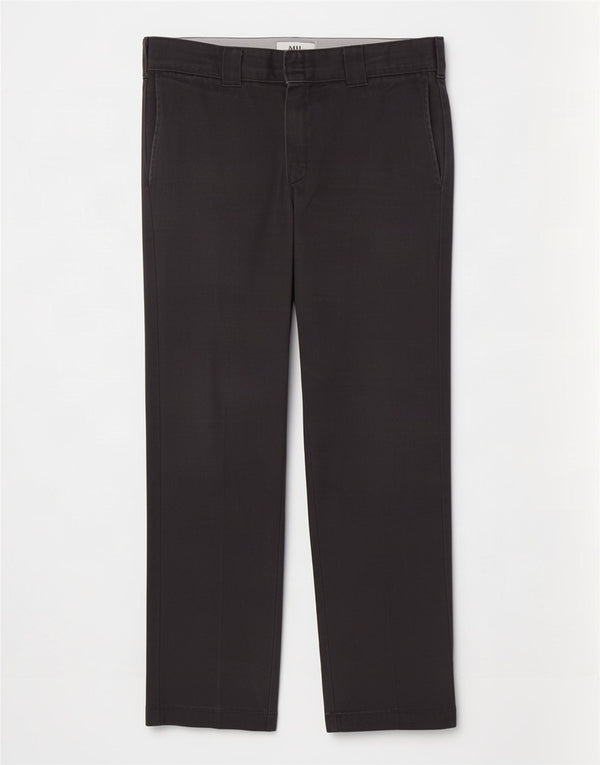 Мужские узкие прямые брюки-чинос Dickies W34 L32 темно-синего цвета из полиэстера