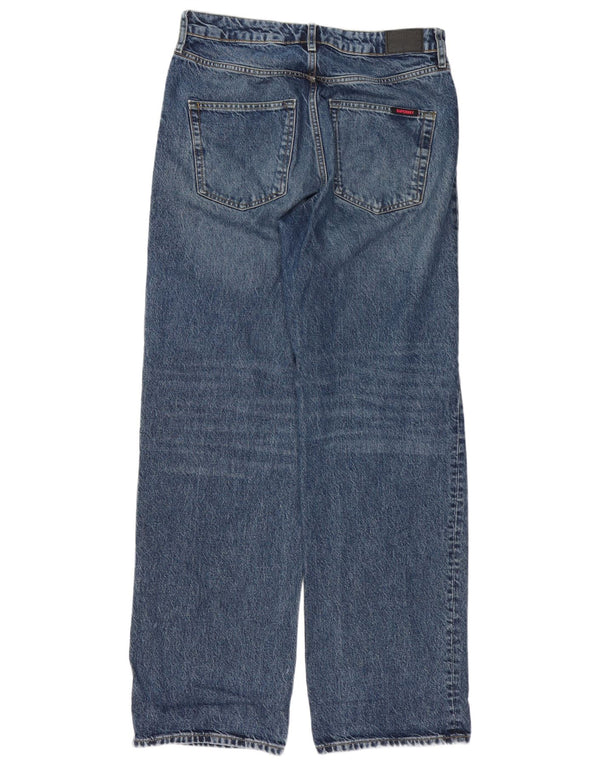 Мужские свободные джинсы Superdry W30 L32, синий хлопок