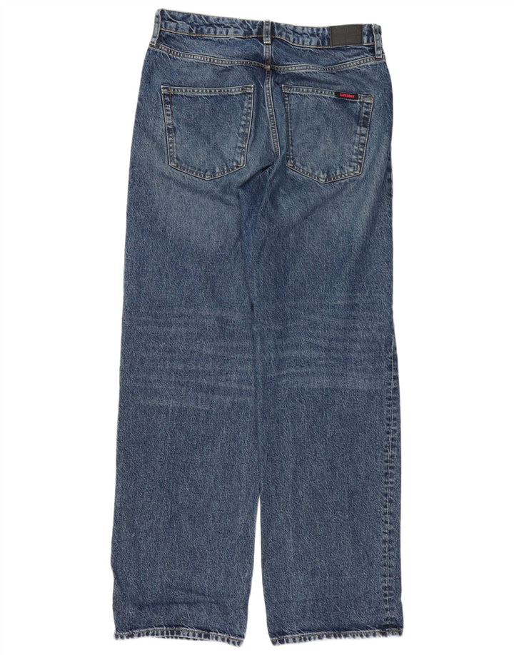 Мужские свободные джинсы Superdry W30 L32, синий хлопок