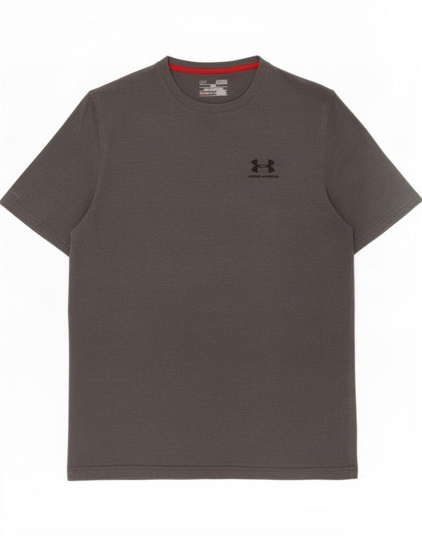 Мужская футболка Under Armour Heat Gear, маленькая, серая