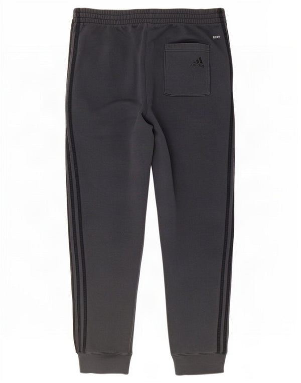 Мужские спортивные брюки Adidas Climalite с графическим рисунком, джоггеры XL, серый хлопок