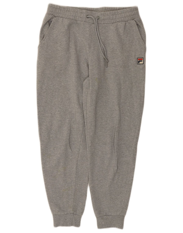 Женские спортивные брюки FILA Joggers UK 10, маленькие серые, хлопок