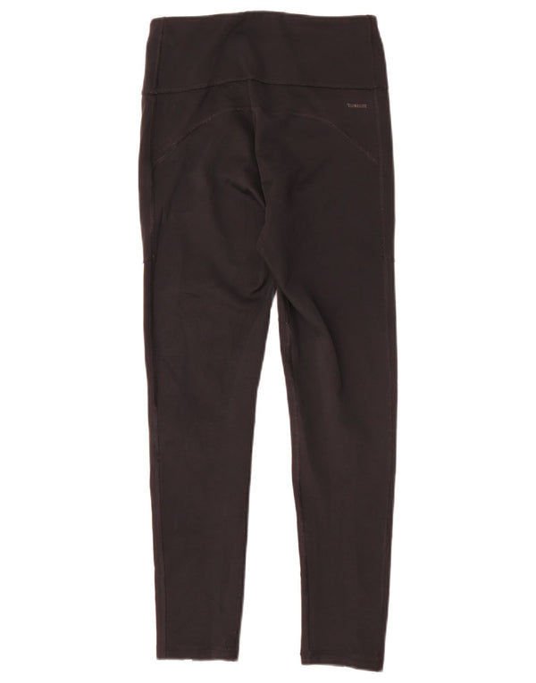 Женские леггинсы Adidas Climalite UK 8/10, маленькие, черные
