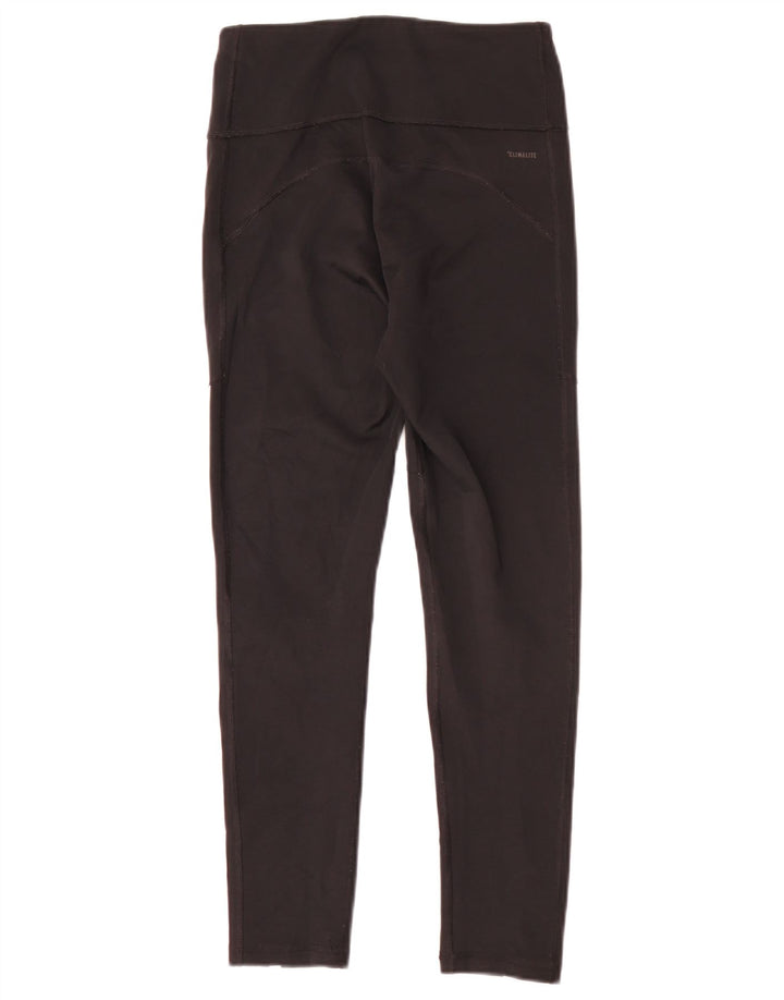 Женские леггинсы Adidas Climalite UK 8/10, маленькие, черные