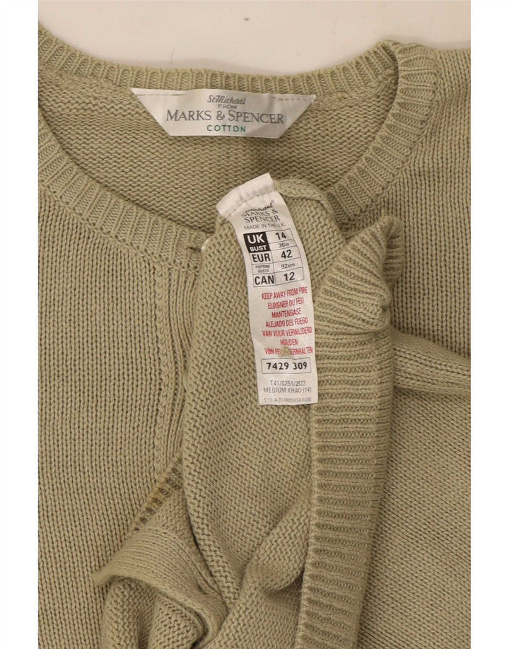 Женский кардиган Marks & Spencer St. Michael UK 14, большой хаки