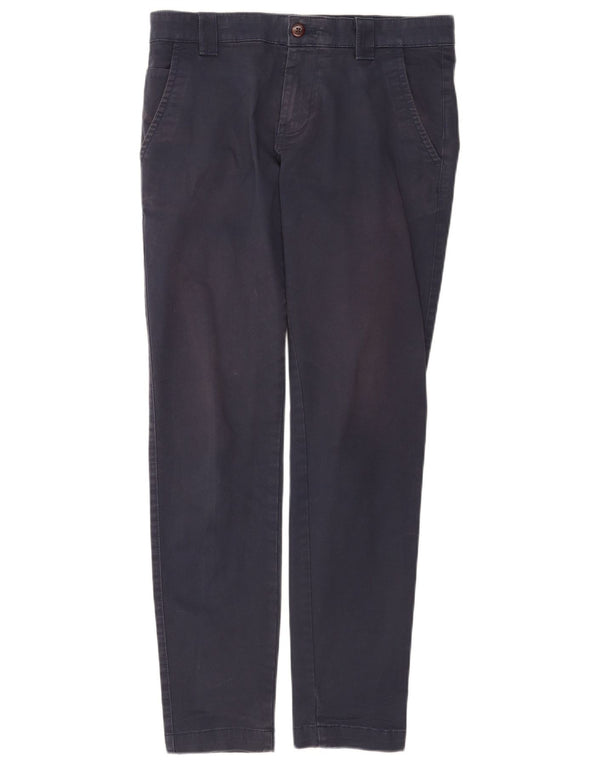 Tommy Hilfiger Мужские узкие брюки-чиносы W30 L32 Темно-синие хлопковые
