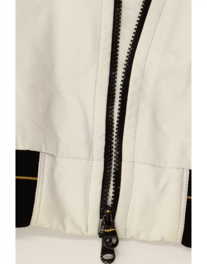 REFRIGIWEAR Куртка-бомбер для мальчиков 15–16 лет, размер XL, белый нейлон