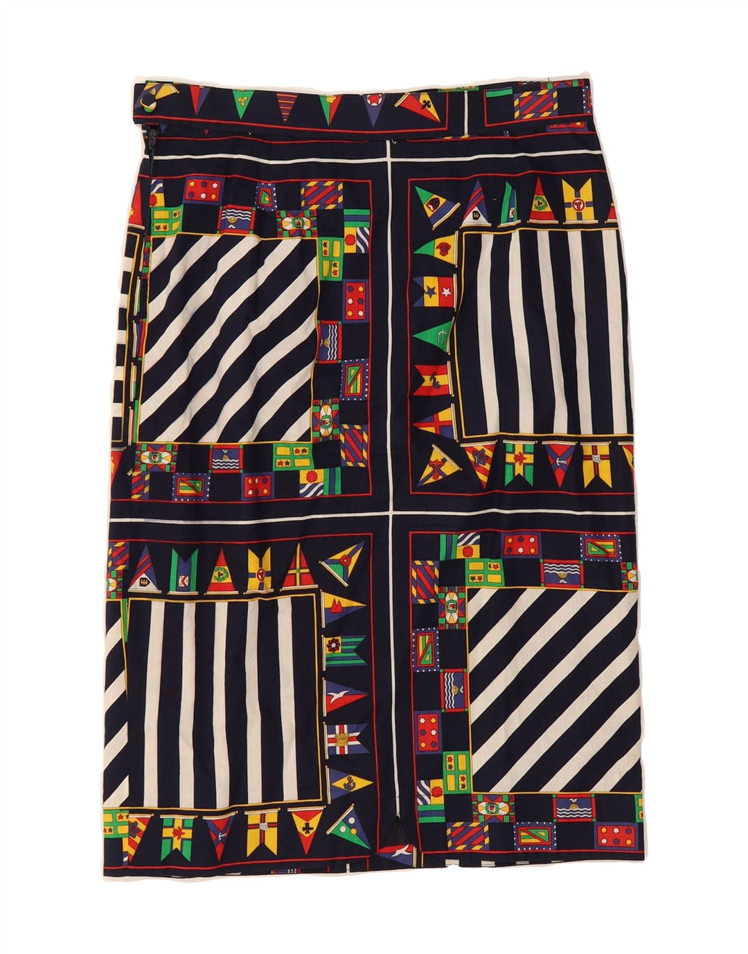 GIORGIO GRATI Womens Straight Skirt IT 42 Medium W28  Navy Blue Vintage Giorgio Grati and Second-Hand Giorgio Grati from Messina Hembry 