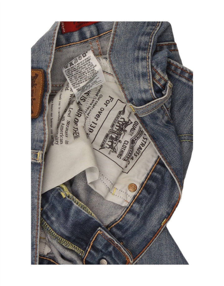 Женские прямые джинсы Levi's W31 L34 синие, хлопок
