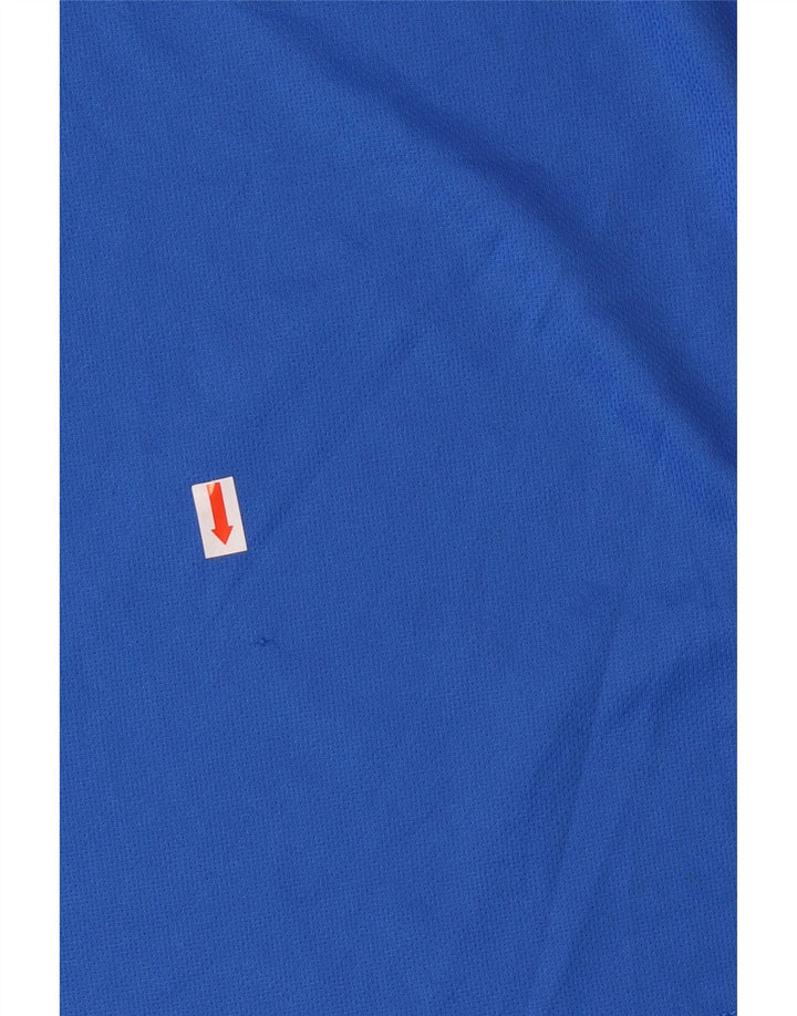 Женская футболка Adidas Climalite Top UK 12/14, средний синий полиэстер